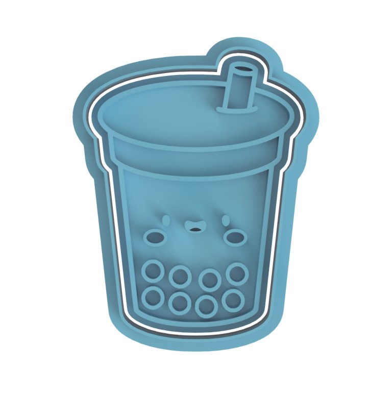 Icy Drink Cutter and stamp - Chickadee