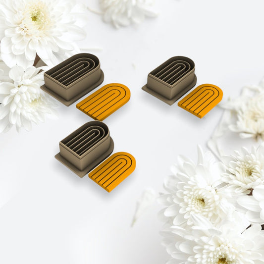 Internal Line Arch Polymer Clay cutter - Chickadee