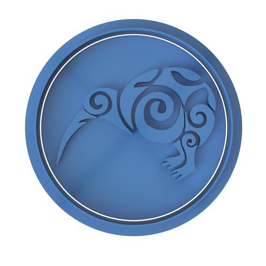 Kiwi Bird Stamp - Chickadee