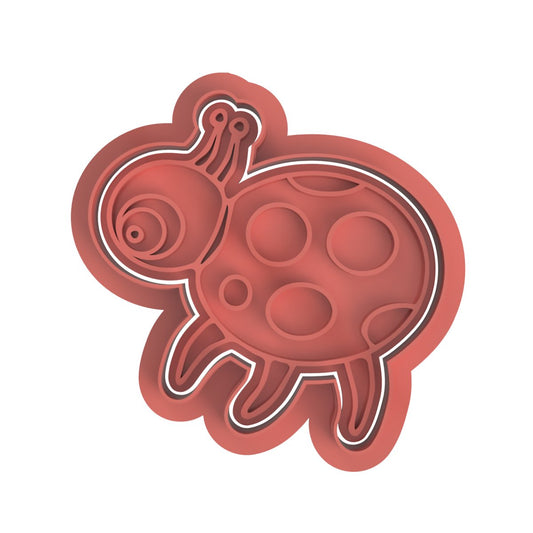 Ladybug V1 cutter and stamp - Chickadee