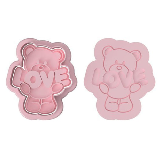 Love Bear Cutter and stamp - Chickadee