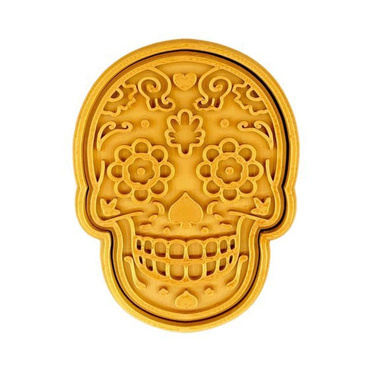 Mexican Skull Cutter and stamp - Chickadee