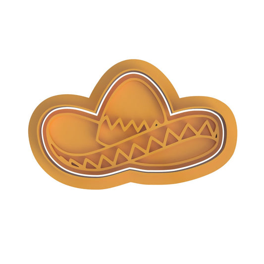 Mexican Sombrero Cutter and stamp - Chickadee