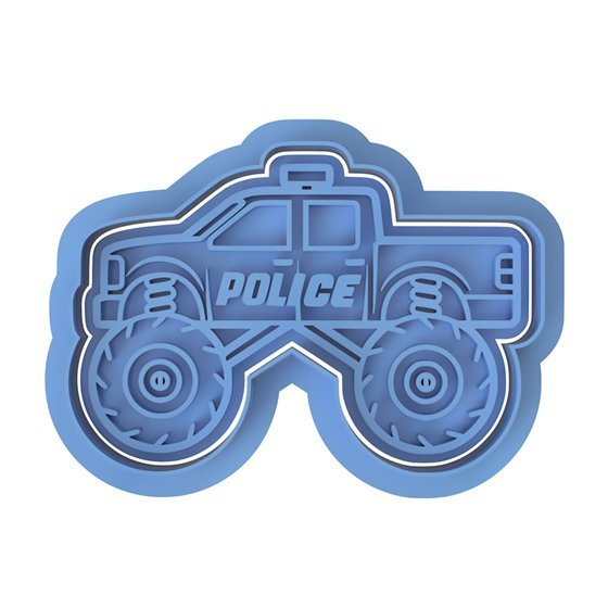 Monster Truck V6 cutter and stamp - Chickadee