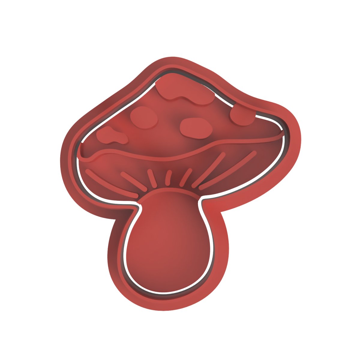 Mushroom V1 Cutter and stamp - Chickadee