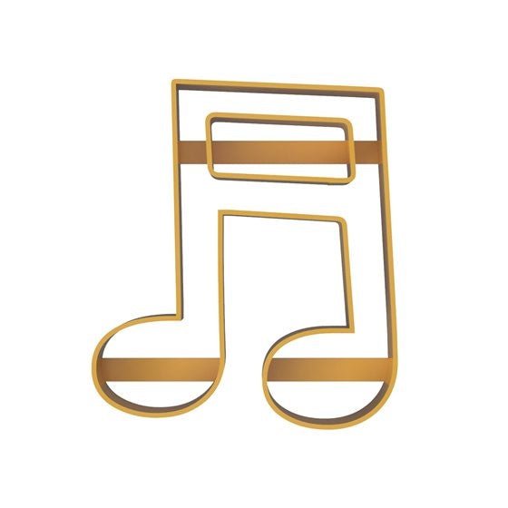 Music Note 3 Cutter only - Chickadee
