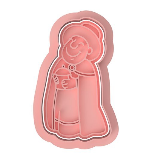 Nativity Scene V5 cutter and stamp - Chickadee