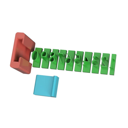 Number Stamps with base - Chickadee