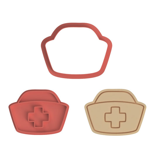 Nurse Hat cutter and stamp - Chickadee