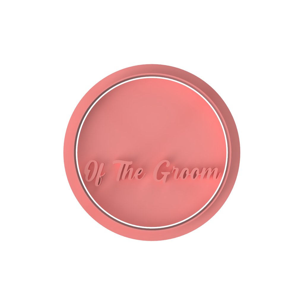 Of the Groom Stamp Only - Chickadee