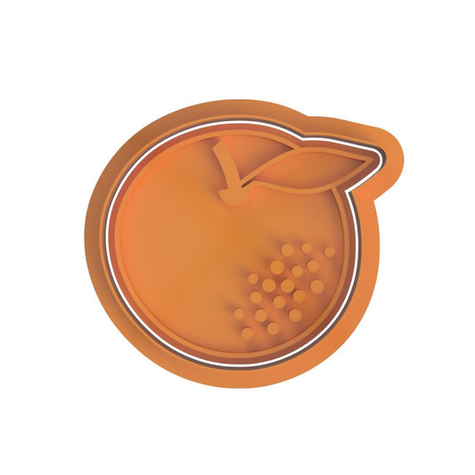 Orange V2 Cutter and stamp - Chickadee