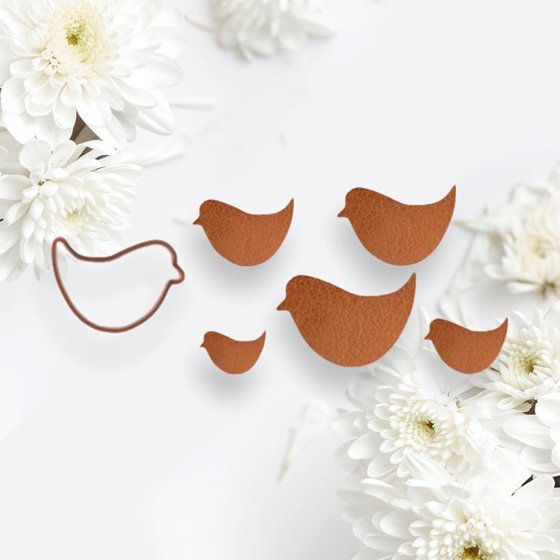 PC Bird Mirrored cutter set - Chickadee