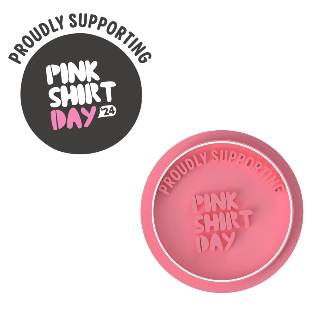 Pink Shirt Day Stamp ONLY - Chickadee
