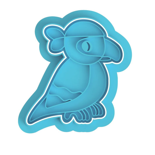 Pirate Parrot V1 cutter and stamp - Chickadee