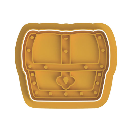 Pirate Treasure Chest V1 cutter and stamp - Chickadee