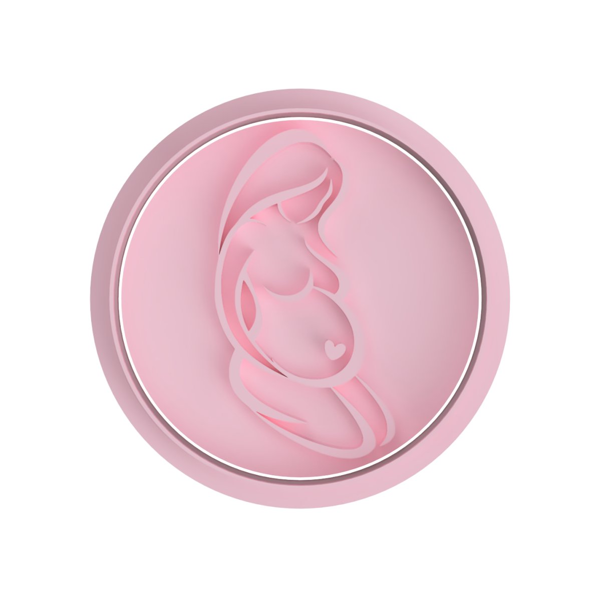 Pregnant Mother V1 Stamp only - Chickadee