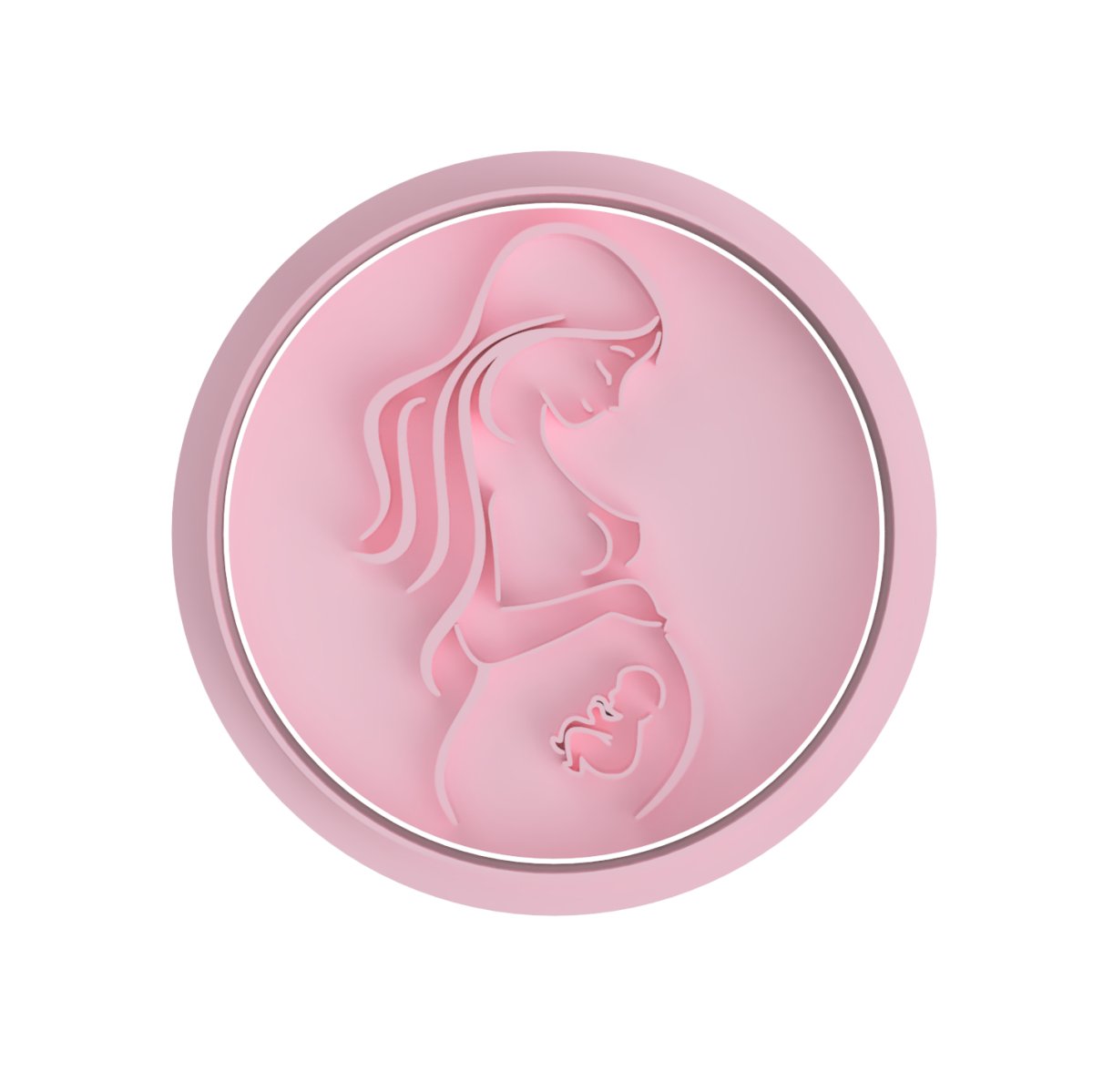 Pregnant Mother V2 Stamp only - Chickadee