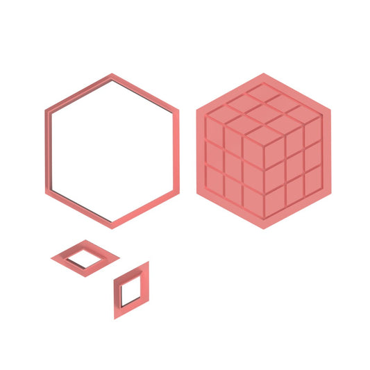 Rubic Cutter and stamp set - Chickadee