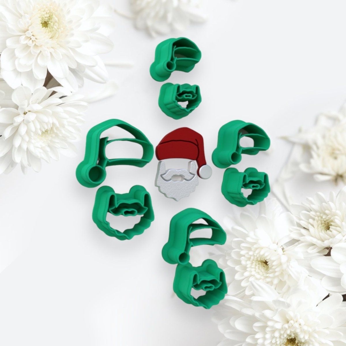 Santa Face and Hat Cutters - Chickadee