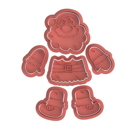 Santa Puzzle Platter - 12 pieces - Chickadee