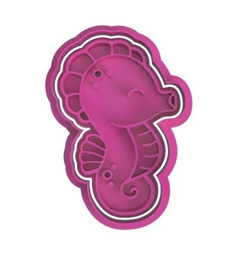 Sea Horse V1 Cutter and stamp - Chickadee