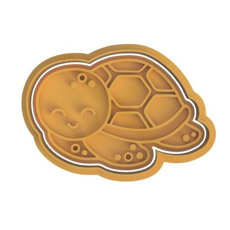 Sea Turtle V1 Cutter and stamp - Chickadee