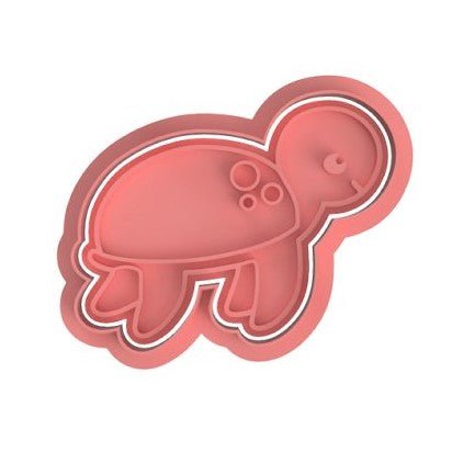 Sea Turtle V2 Cutter and stamp - Chickadee