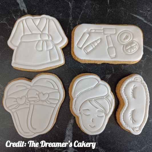 Spa Theme Bundle Cutters and stamps - Chickadee