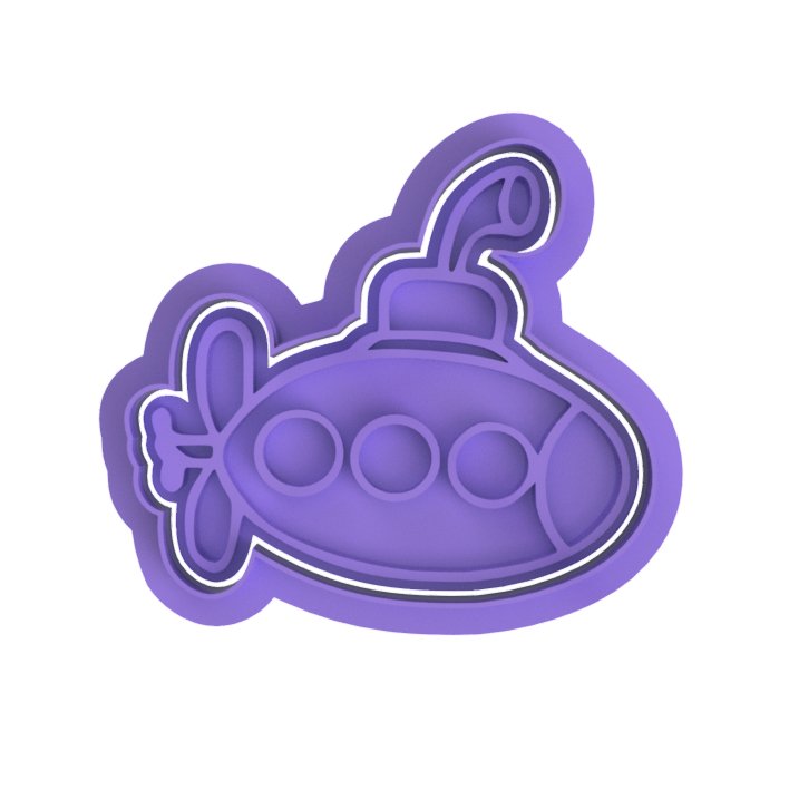 Submarine Cutter and Stamp - Chickadee