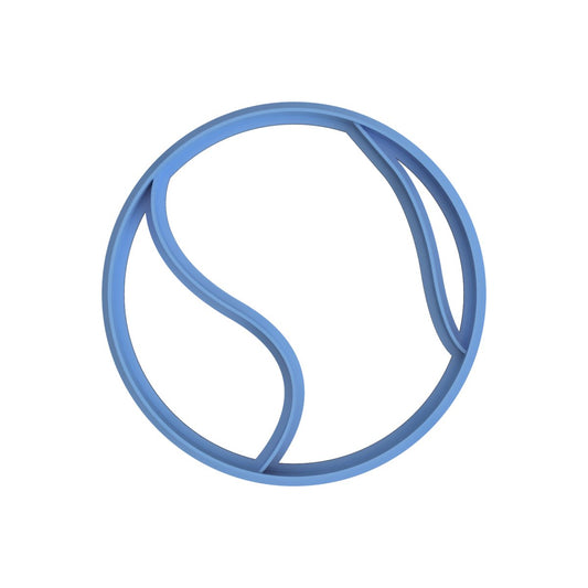 Tennis ball 1 Cutter and imprint - Chickadee