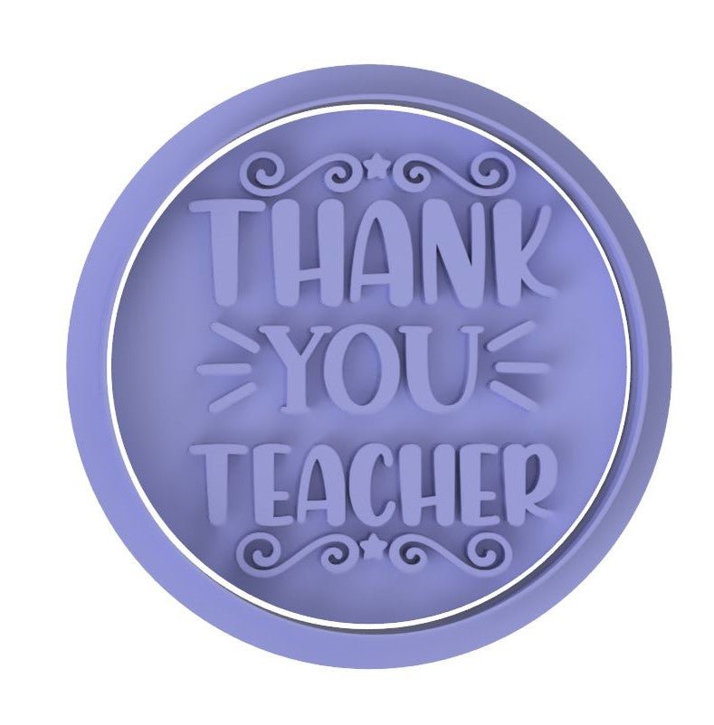 Thank you Teacher stamp - Chickadee