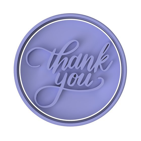Thank you V7 Stamp only - Chickadee
