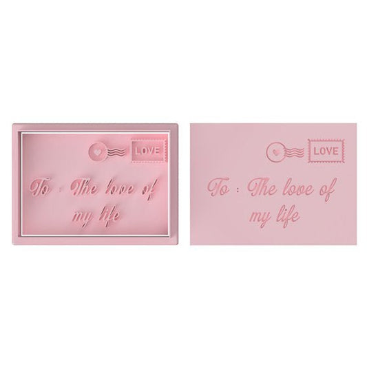 To the Love of My Life Cutter and stamp - Chickadee