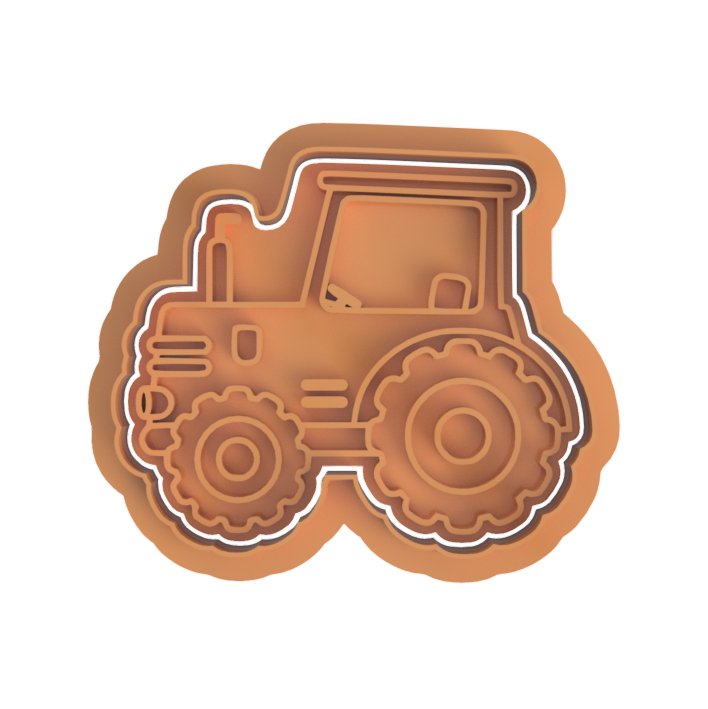 Tractor V1 Cutter and Stamp - Chickadee