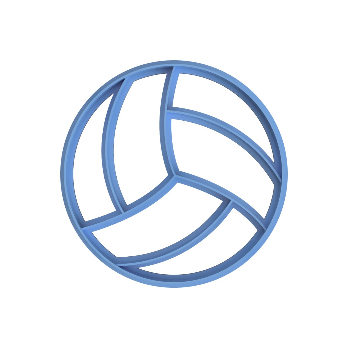 Volleyball 1 Cutter and imprint - Chickadee