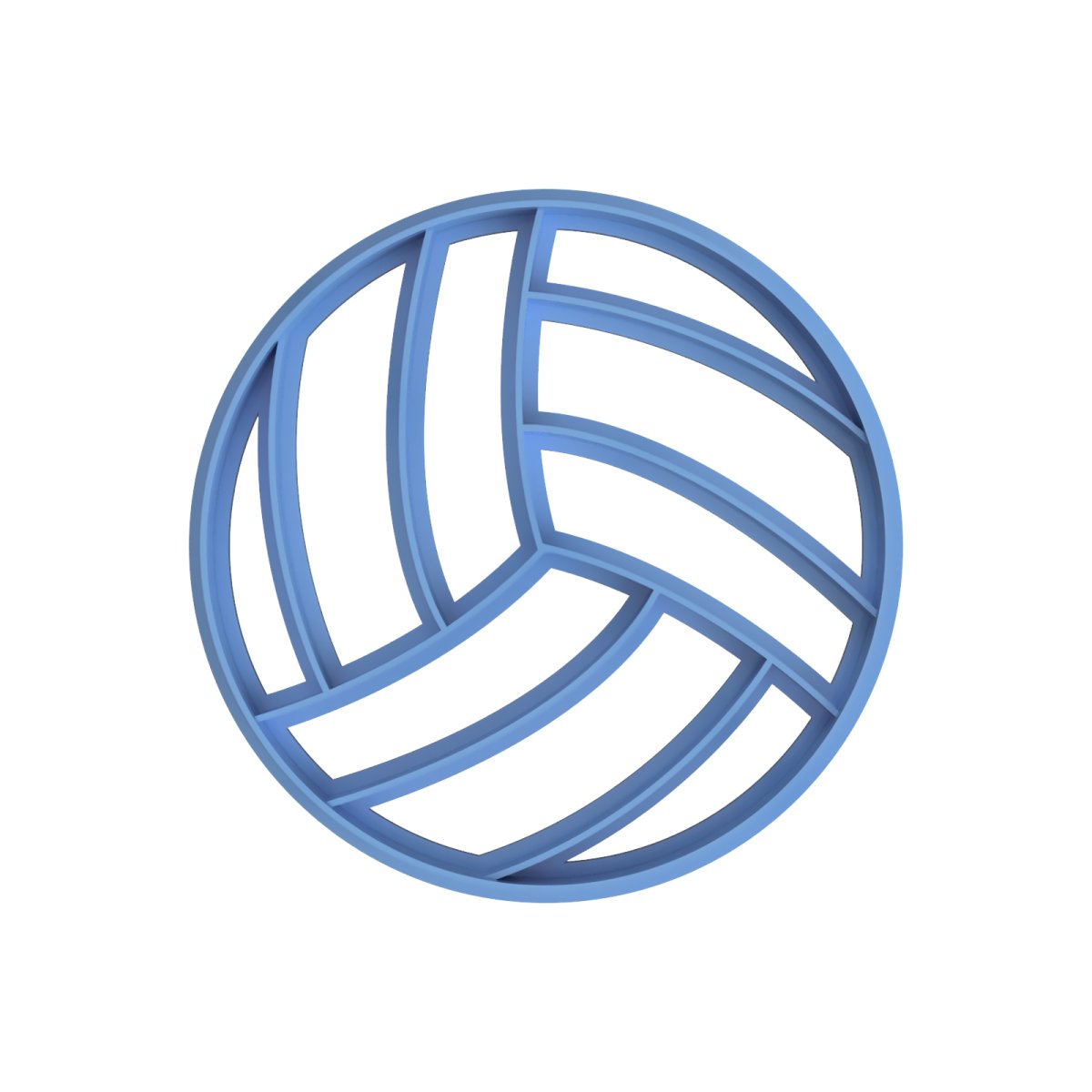 Volleyball 2 Cutter and imprint - Chickadee