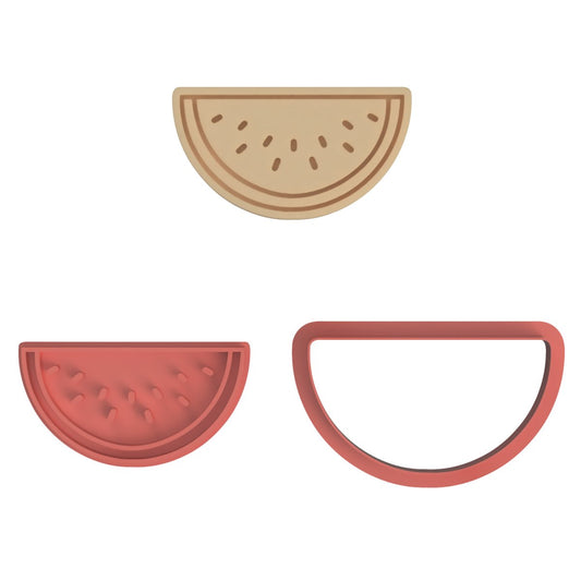 Watermelon Cutter and stamp - Chickadee
