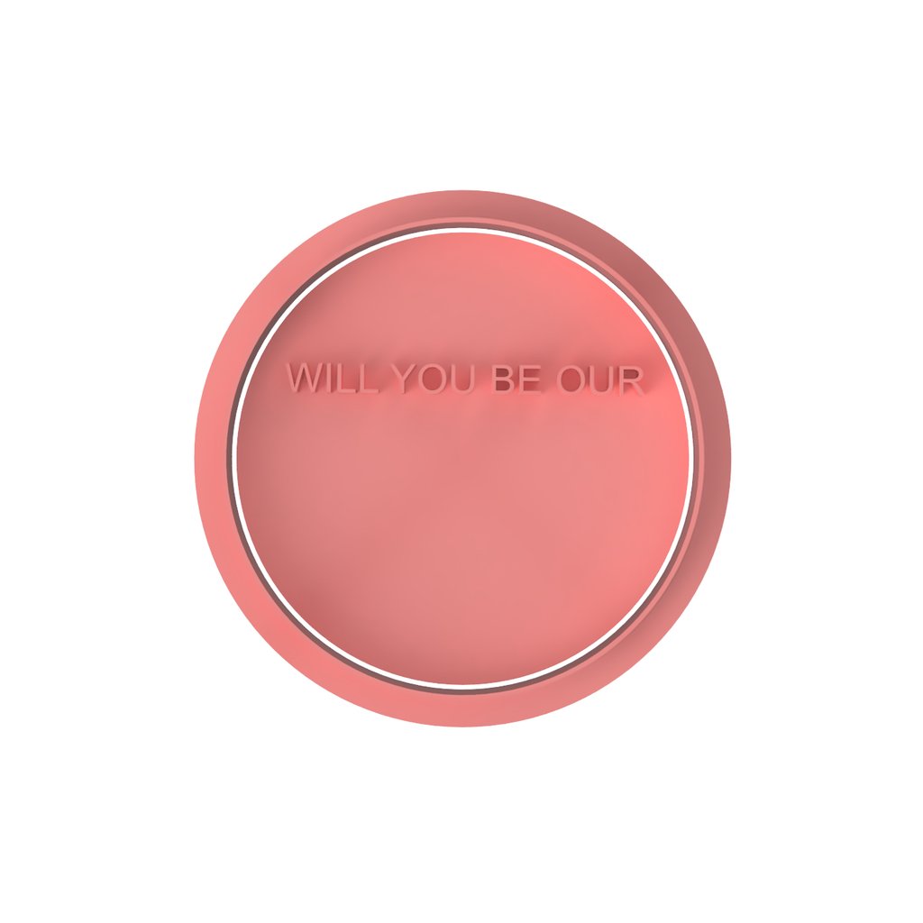 Will you be Our Stamp Only - Chickadee