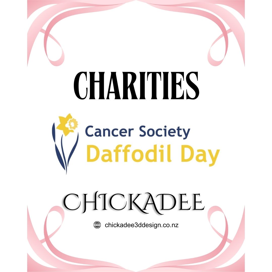 Cookie Cutter Stamp | Daffodil Cancer Society Theme - Chickadee