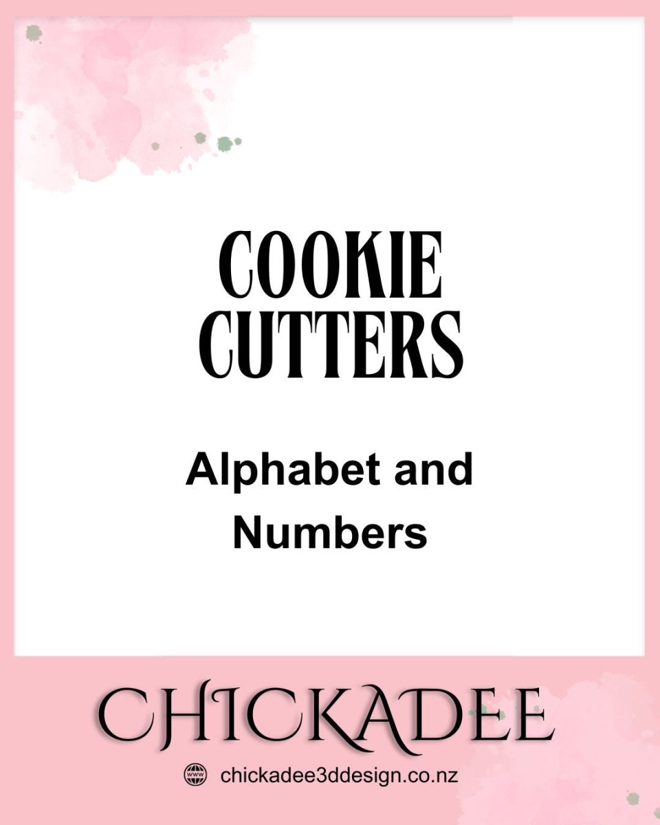 Cookie Cutters | Alphabet & Numbers - Chickadee
