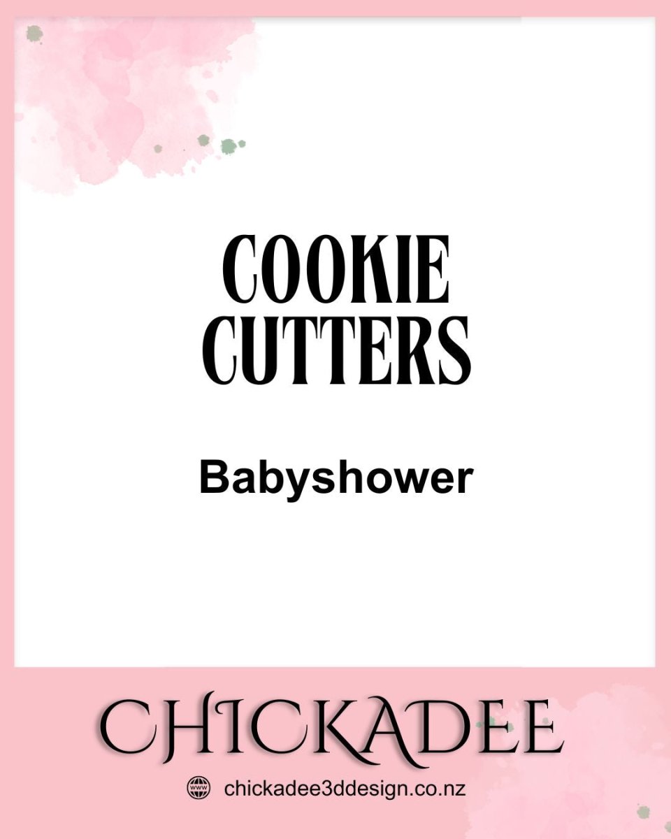 Cookie Cutters | Baby Shower Themed - Chickadee