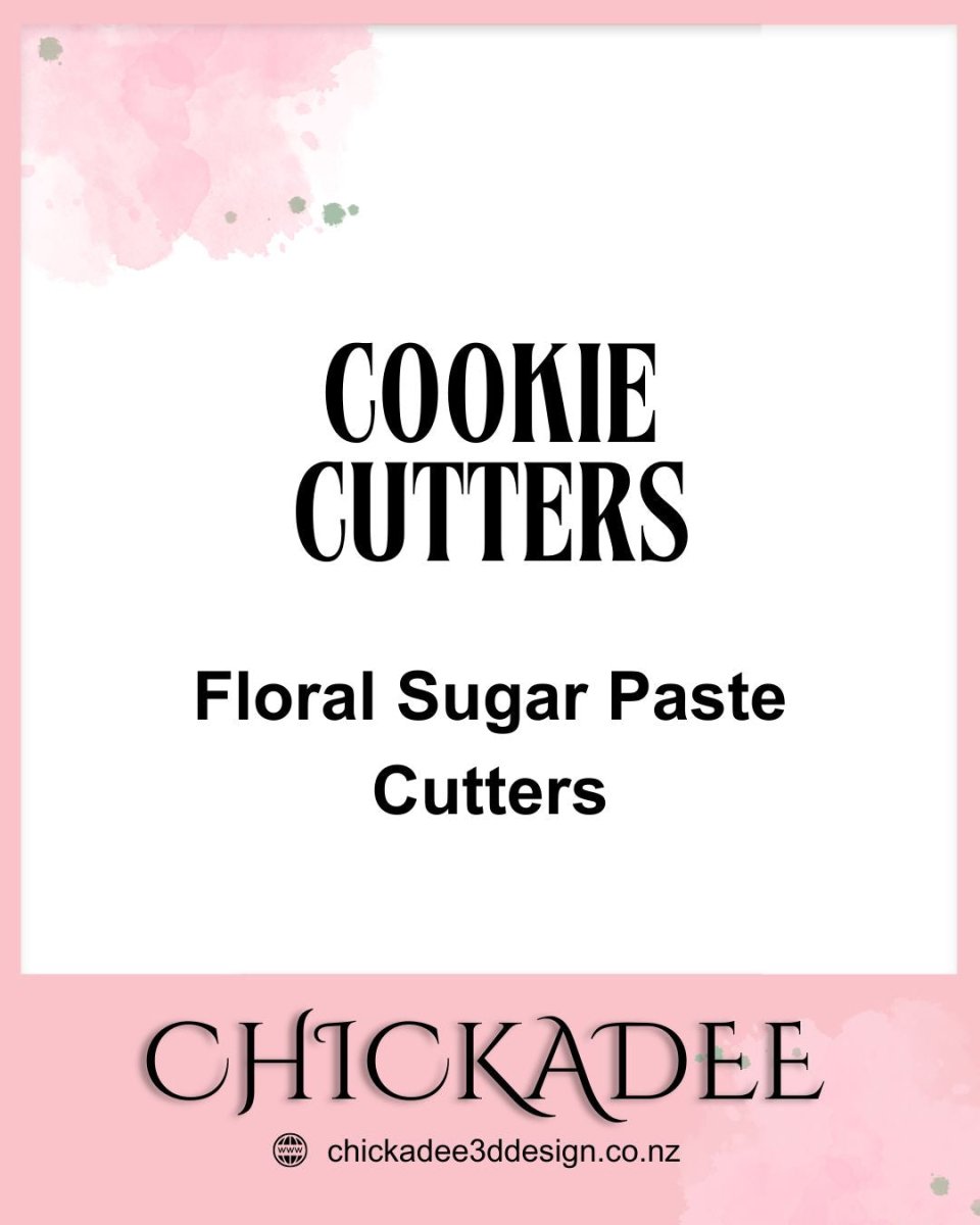 Cookie Cutters | Floral Sugar Paste Cutters - Chickadee