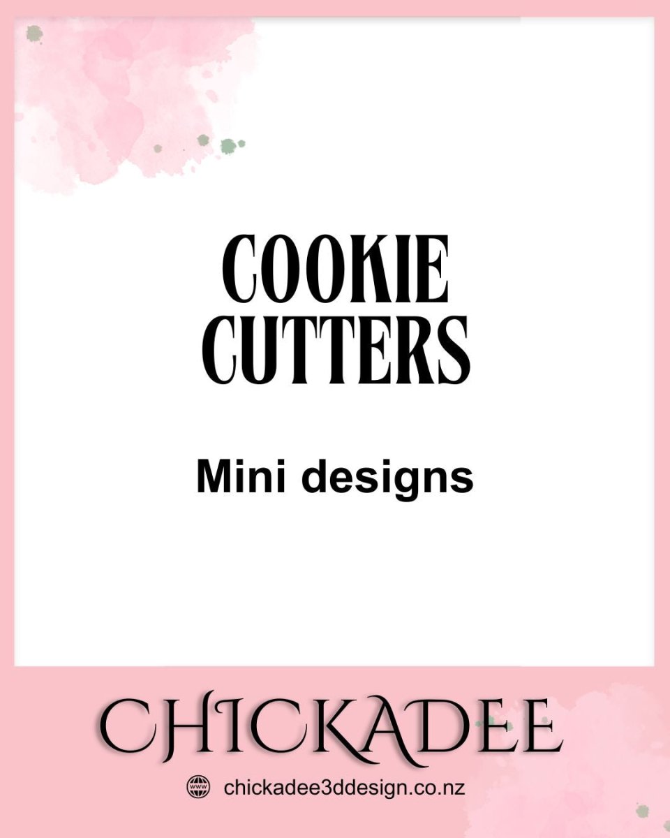 Cookie Cutters | Mini (small) Sizes - Chickadee