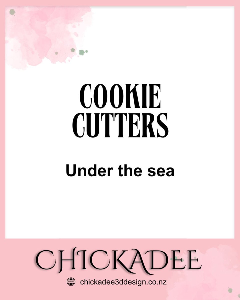 Cookie Cutters | Under the Sea Themed - Chickadee