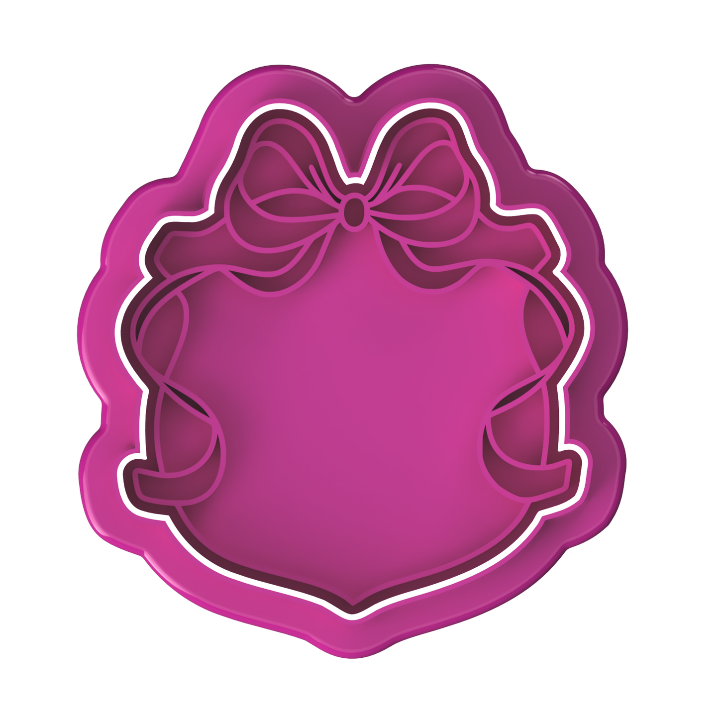 Nameboard Plaque - Bow V1 Cookie Cutter & Stamp Set