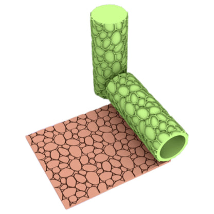 Textured Roller - Concrete Gravel Road 1