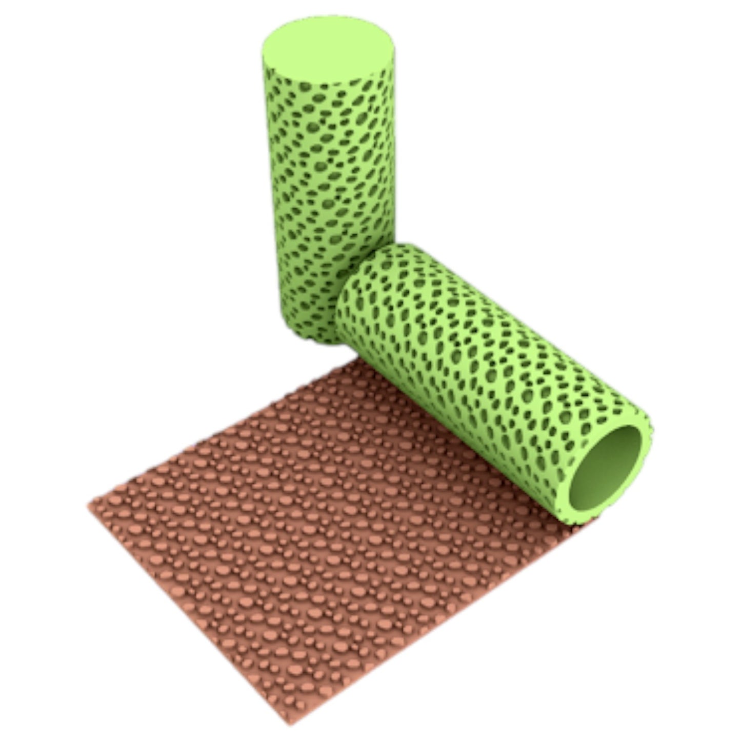 Textured Roller - Concrete Gravel Road 2