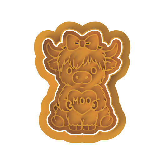 Cute Cow Cutter and Stamp