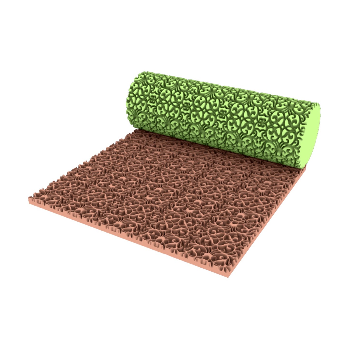 Textured Roller - Damask Pattern