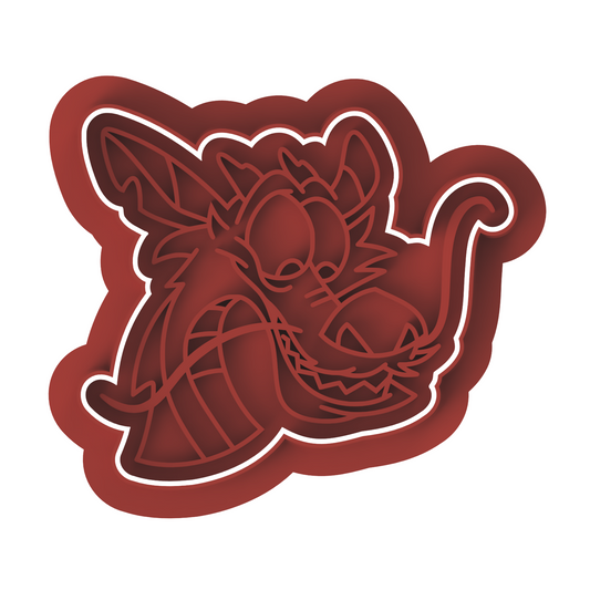 Dragon Head Cookie Cutter and Stamp